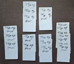 SIGNED MTG Magic Ken Meyer Jr Artist Proof _ Fifth 5E _ WORD OF BLASTING _1/69! - Image 2