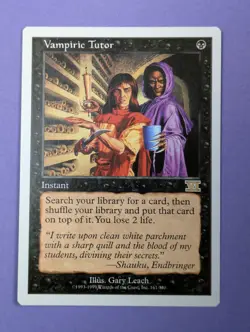 MTG Magic: Classic Sixth Edition: Vampiric Tutor #161/350 Rare - NM - Image 1