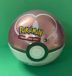 POKEMON TCG 2022 LOVE BALL POKE BALL TIN NEW FACTORY SEALED Q2 (3 PACKS) - Image 1