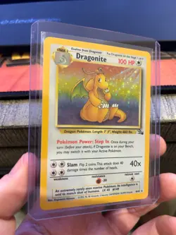 Pokemon TCG Dragonite Fossil 4/62 Holo 1999-2000 Wizards Base Set NEAR MINT! - Image 3