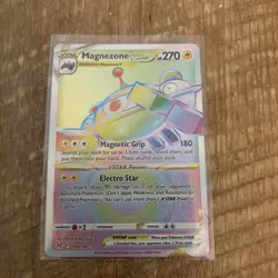 Pokemon Magnezone VSTAR 198/196 Lost Origin Rainbow Secret Rare Full Art Holo - Image 1