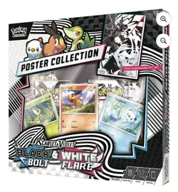 NEW Pokemon TCG Scarlet & Violet 10.5 Unova Poster Collection Box - Image 1