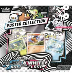 NEW Pokemon TCG Scarlet & Violet 10.5 Unova Poster Collection Box - Image 3