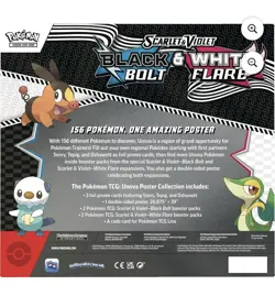 NEW Pokemon TCG Scarlet & Violet 10.5 Unova Poster Collection Box - Image 4