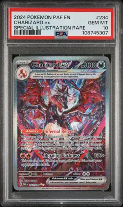2024 Pokemon Charizard ex Special Illustration Rare #234 GEM MT 10 - Image 1
