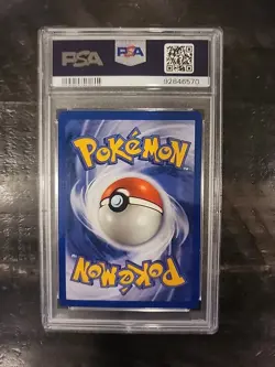 2000 Pokemon Rocket #59 Machop 1st Edition PSA 8 - Image 2