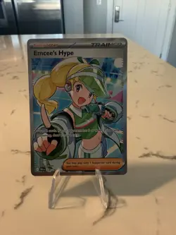 Emcee's Hype - 220/182 - Ultra Rare Pokemon SV10 Destined Rivals NM - Image 1
