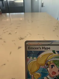 Emcee's Hype - 220/182 - Ultra Rare Pokemon SV10 Destined Rivals NM - Image 2