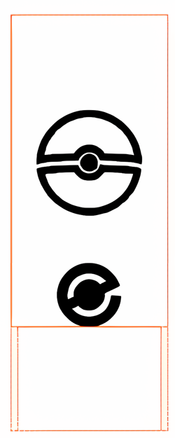 Pokemon 9-Pocket Binder Orange BCW Z-Folio Laser Engraved Expedition Base Set ! - Image 2