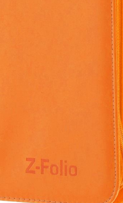 Pokemon 9-Pocket Binder Orange BCW Z-Folio Laser Engraved Expedition Base Set ! - Image 4