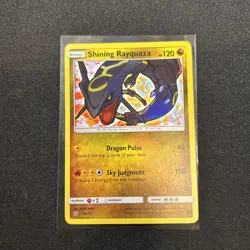 Pokemon TCG Shining Rayquaza Holo Rare Card Shining Legends 56/73 - Image 1