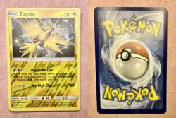 Zapdos | 24/68 | Hidden Fates | 2019 Pokemon Rare | Reverse Holo | NM - Image 3