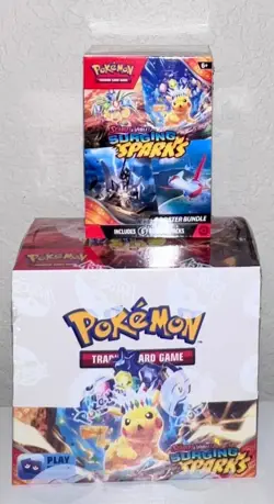 Pokemon TCG Surging Sparks Booster Box and Booster Bundle Lot - NEW SEALED - Image 5
