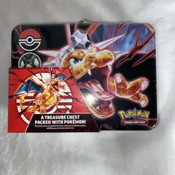 Pokemon TCG - Charizard Collectors Chest Lunchbox Tin BRAND NEW / SEALED - Image 2