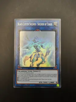 YUGIOH BLACK LUSTER SOLDIER GHOST RARE NEAR MINT GFTP-EN132 - Image 1