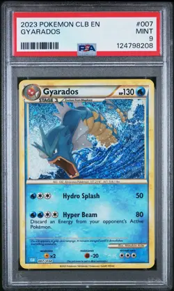 PSA 9 Gyarados 007/034 Pokemon Classic Collection CLB 2023 Mint English Card - Image 1