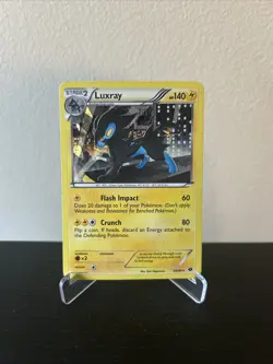 POKEMON NEXT DESTINIES CRACKED ICE HOLO CARD 46/99 LUXRAY - Image 1
