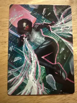 1 x Silk, Web Weaver Art Card (29/54) - Art Series: Marvel's Spider-Man - NM-M - Image 1