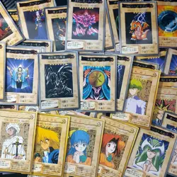 YuGiOh Bandai Collection 1st Generation Cards RED-EYES holo rare vintage bundle - Image 1