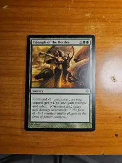 1x Triumph of The Hordes New Phyrexia NM Magic The Gathering MTG Card EDH - Image 1
