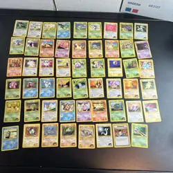 53 Pokemon Card ALL VTG Lot Cards 1999 All Gym Heroes Gym Challenge - Image 1