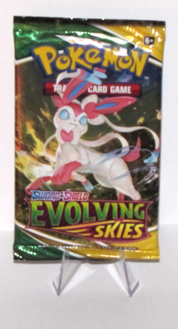 Pokemon *Sword & Shield* EVOLVING SKIES **Booster Pack (S) **SEALED & FROM TIN** - Image 1