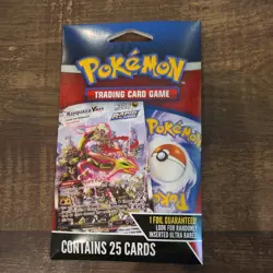 Pokemon Trading Cards Game Mystery Packs 25 Cards 1 Foil Guaranteed New 2024 - Image 1