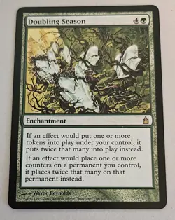 MTG Doubling Season-Ravnica City of Guilds #158, NM - Image 1