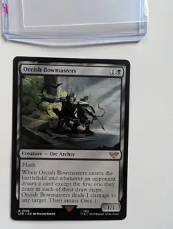 MTG - Orcish Bowmasters - LTR Universes Beyond: Lord of the Rings 0103 Rare Base - Image 1