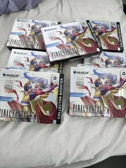 3 Magic: The Gathering - Final Fantasy Collector Omega Box! NEW/SEALED - Image 1