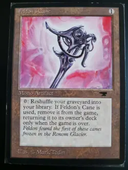 🏒 Feldon's Cane 🥅 Antiquities Artist Proof Sketch 🏒 - Image 1