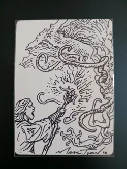 🏒 Feldon's Cane 🥅 Antiquities Artist Proof Sketch 🏒 - Image 2