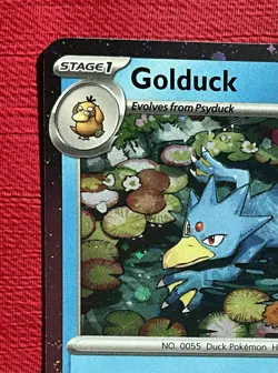 Golduck 008 Black Star Promo Cosmos Holo Foil Mega Evolution Pokemon TCG - Image 3