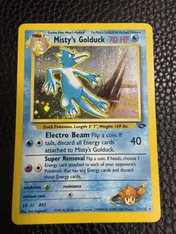 Misty's Golduck #12 Pokemon Gym Challenge Holo - Image 3