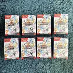 [Lot Of 8] Pokemon TCG Prismatic Evolutions Booster Bundle - New Factory Sealed - Image 1