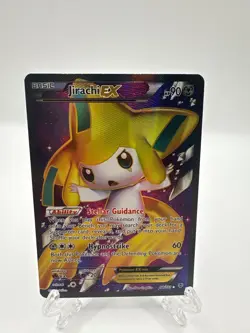 Pokemon TCG Jirachi EX Plasma Blast Ultra Rare Full Art 98/101 - Image 1