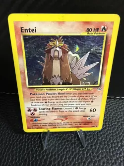 Entei Holo Rare 6/64 Neo Revelation Pokemon TCG LP/Excellent - Image 1