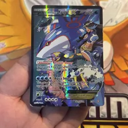 Double Crisis 2015 Team Aqua's Kyogre EX 6/34 Holo - Foil Fire Pokemon TCG - Image 2
