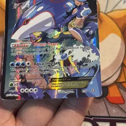 Double Crisis 2015 Team Aqua's Kyogre EX 6/34 Holo - Foil Fire Pokemon TCG - Image 5