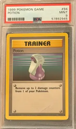Potion ⭐ 094/102 Base Set Regular Pokemon Vintage WOTC PSA 9 - Image 1