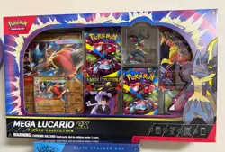 Pokemon TCG - Mega Lucario ex Figure Collection - Brand New Sealed. - Image 1