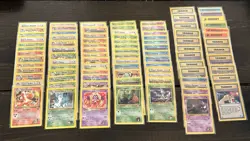 Complete Pokemon Gym Challenge Common Uncommon Set Mostly LP WOTC See List - Image 1