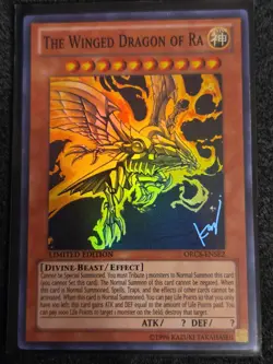 The Winged Dragon of Ra ORCS-ENSE2 Super Rare Limited Edition VLP - Image 1