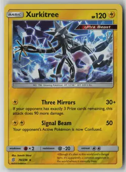 Xurkitree 70/236 Pokemon Reverse Holo Unified Minds Rare Near Mint Card (NM) 1 - Image 1