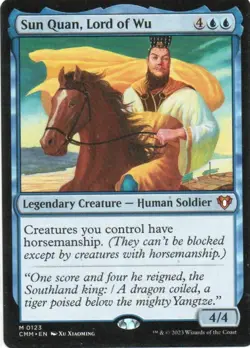 MTG: Commander Masters: Sun Quan, Lord of Wu: Lightly Played Condition - Image 1