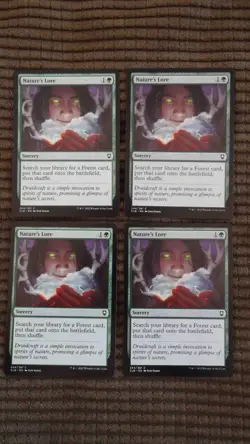 Magic: the Gathering / MtG Nature's Lore x4 Baldur's Gate - Image 1
