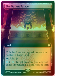 Fire Nation Palace - Foil - Extended Art Avatar MTG - Image 1