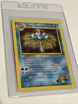Misty's Tentacruel 10/132 HOLO RARE Gym Heroes Unlimited 2000 Pokemon WOTC NM - Image 1