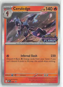 Pokemon Mega Evolutions Promos Stamped Pre Release Foil #014 Cereludge - Image 1