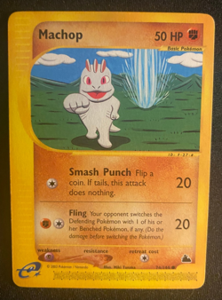 Pokemon Card Machop 74/144 Skyridge (LP) - Image 1